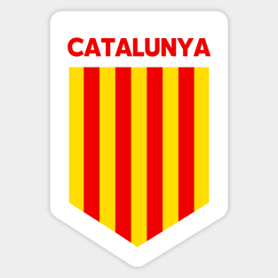 Catalonia Flag Emblem Sticker